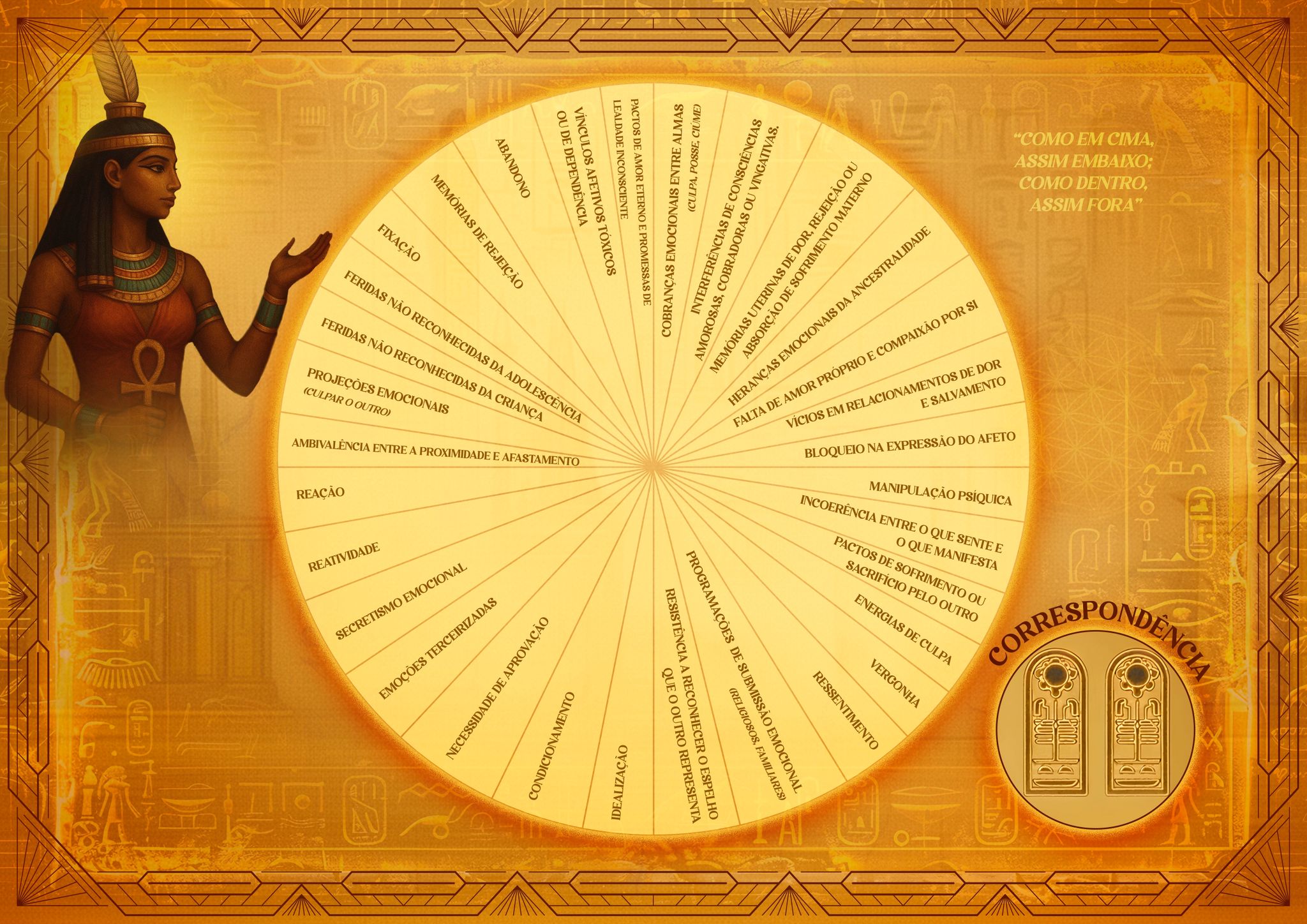Gráfico do princípio Correspondência