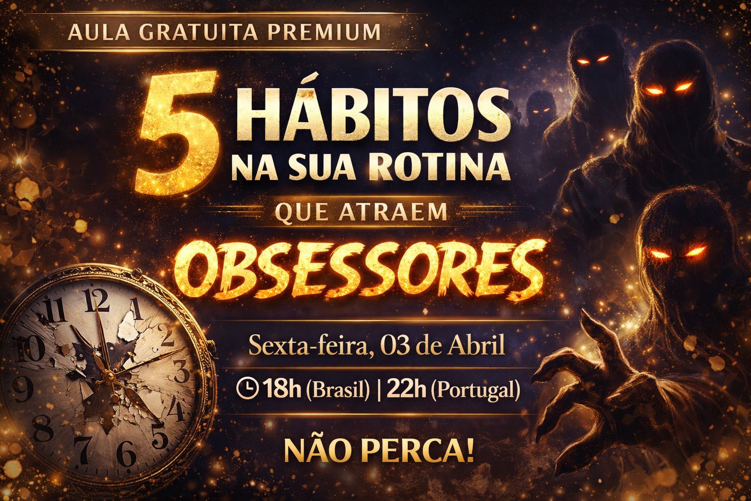 Aula gratuita 03 de abril