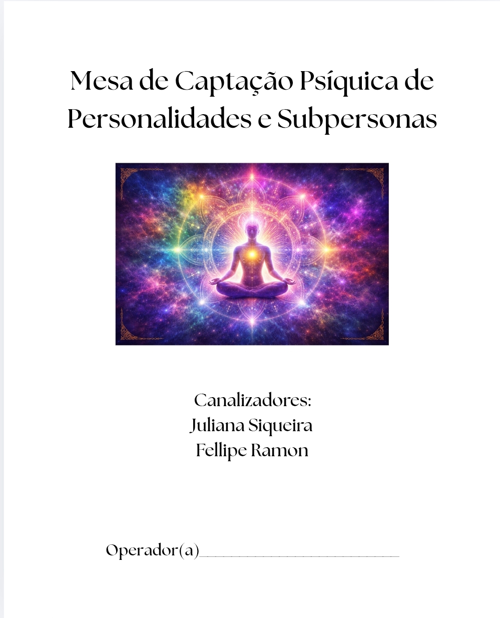 Capa da apostila do workshop